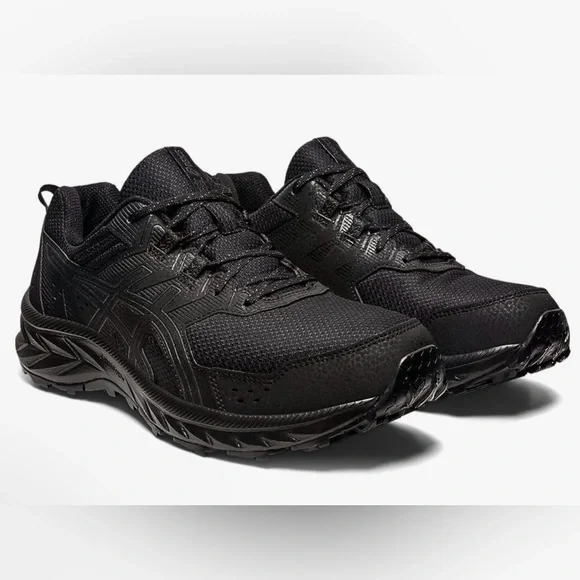 Asics Gel Venture Running Shoes Size 7.5M 9W black - Picture 1 of 9